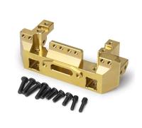 JYYTERD Accesorios Coches RC para TRX4 1/10 RC Crawler Car Actualización Modificación Piezas De Repuesto Accesorios Soporte Servo Parachoques Delantero Metal(Yellow)