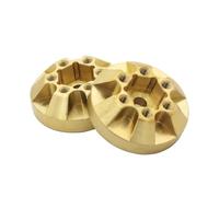 JYYTERD Accesorios Coches RC para TRX4 para TRX6 para Axial para SCX10 para 90046 1/10 RC Vehículo De Pista 1.9 Ruedas 2. Pulgadas Disco Freno Ponderado Interno Latón