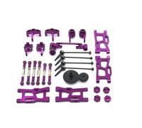 JYYTERD Accesorios Coches RC para WLtoys 124016 124017 144001 144010 RC Coche Partes Kit De Accionamiento Eje Tirar Caña para Columpio Dirección del Brazo Taza Engranaje