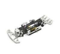 JYYTERD Accesorios Coches RC para WLtoys 284131 K969 K979 K989 K999 1/28 RC Car Accesorios De Metal Ensamblados Piezas Modificación Marco Semiacabadas(Silver)