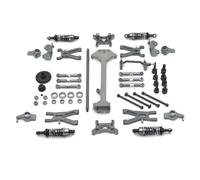 JYYTERD Accesorios Coches RC para WLtoys A949 A959 A969 A979 1/18 RC Accesorios De Modificación Coche Kit Piezas Metal Eje Transmisión Amortiguador Varilla Enlace(Gray)