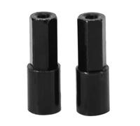 JYYTERD Accesorios Coches RC para WPL D12 C14 C24 C34 B24 B36 para MN99S RC Coche Piezas 2 Adaptador De Eje Trasero Metal Accesorios