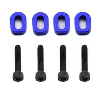 JYYTERD Accesorios Coches RC para XRT para TRAXXAS 1/5 para X-MAXX 6S 8S 1/6 RC Piezas De Mejora Coche Accesorios Metal Montaje Motor Arandelas Cuñas 7759 7759R(Blue)