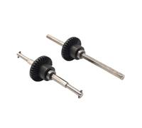 JYYTERD Accesorios Coches RC para ZP1001 ZP1002 ZP1003 ZP1004 1/10 Piezas De Coche RC Mejora Metal Eje Delantero Y Trasero Conjunto Engranajes Central