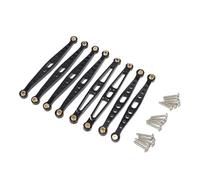 JYYTERD Accesorios Coches RC para ZP1001 ZP1002 ZP1003 ZP1004 1/10 RC Car Parts Accesorios De Actualización Y Renovación Metal Varillas Fijación Piezas(Black)