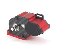 JYYTERD Accesorios Radiocontrol para 1/10 para Axial SCX10 II 90046 90047 RC Car Upgrade Parts Caja De Cambios Transmisión Aleación Aluminio(Red)