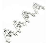 JYYTERD Accesorios Radiocontrol para Axial para SCX10 4 Uds. Conjunto De Montaje Impacto Frontal Aluminio Juego Aros Torre Amortiguador 1/10 Piezas Mejora Coche Trepador Control Remoto(White)