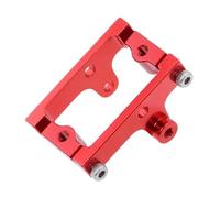 JYYTERD Accesorios Radiocontrol para Traxxas para TRX4M para Bronco para Defender para JJRC C8801 AX-8560 1/18 RC Coche Actualizaciones Montaje Servo Soporte De Aluminio Piezas Metal(Red)