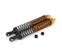 JYYTERD Amortiguador de Coche RC Compatible con HSP para HPI para LOSI 1/8 RC Car Truck Accesorios De Piezas Mejoradas 2 Piezas De 140 Mm Amortiguador De Aluminio(Yellow)