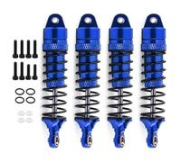 JYYTERD Amortiguador de Coche RC Compatible with Traxxas For LaTrax For Teton For Desert 1/18 RC Car Upgrade Parts 4Pcs Metal Front and Rear Shock Absorber Damper(Blue)