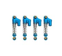 JYYTERD Amortiguador de Coche RC para Axial para SCX24 90081 1/24 RC Car Track Accesorios Piezas 4 Amortiguador De Aluminio 32 Mm(Blue)