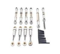 JYYTERD Amortiguador de Coche RC para FMS para Xiaoqi para FCX24 1/24 RC Accesorios De Coche Mejora Metal Amortiguador Varilla Dirección Varillaje
