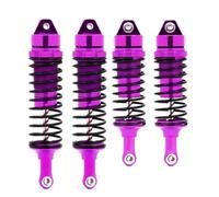 JYYTERD Amortiguador de Coche RC para Traxxas para Slash 4X4 para VXL 2WD para Rustler para Hoss 1/10 RC Piezas De Actualización Coche Amortiguador Delantero Y Trasero Metal(Purple)
