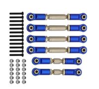 JYYTERD Biela RC para Arrma para Granite para Senton para Typhon para Big para Rock Piezas De Mejora para Coche RC 1/10: Juego Barras Acoplamiento Metal(Blue)