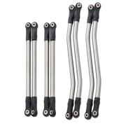 JYYTERD Biela RC para Axial para Capra 1/10 RC Car Part Juego De Barra Enlace Dirección Aleación Aluminio Accesorios Repuesto