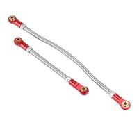JYYTERD Biela RC para Axial para Capra 1.9 para UTB AXI03004 1/10 RC Crawler Car Piezas 2 Barra De Enlace Dirección Ajustable Extremo Varilla Metal