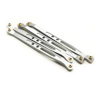 JYYTERD Biela RC para Axial para Wraith 90018 1/10 RC Crawler Car Piezas De Aleación Aluminio Barra Enlace Brazo E Inferior para Varillaje Suspensión del Chasis(Gray,Lower)