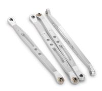 JYYTERD Biela RC para Axial para Wraith 90018 1/10 RC Crawler Car Piezas De Aleación Aluminio Barra Enlace Brazo E Inferior para Varillaje Suspensión del Chasis(Silver,Lower)
