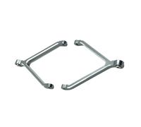 JYYTERD Biela RC para FMS para Xiaoqi para FCX24 1/24 RC Car Parts Actualización Y Reacondicionamiento De Metal Proceso CNC para Enlace Fijo Chasis(Gray)