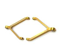 JYYTERD Biela RC para FMS para Xiaoqi para FCX24 1/24 RC Car Parts Actualización Y Reacondicionamiento De Metal Proceso CNC para Enlace Fijo Chasis(Yellow)