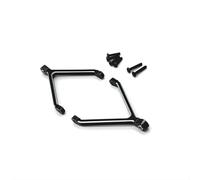 JYYTERD Biela RC para FMS para Xiaoqi para FCX24 1/24 RC Piezas De Automóvil Actualización Y Reacondicionamiento Metal Proceso CNC para Enlace Fijo del Chasis(Black)