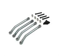 JYYTERD Biela RC para FMS para Xiaoqi para FCX24 1/24 RC Piezas De Coche Actualización Y Reacondicionamiento Metal Proceso CNC para Enlace Fijo Chasis(Gray)