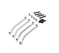 JYYTERD Biela RC para FMS para Xiaoqi para FCX24 1/24 RC Piezas De Coche Actualización Y Reacondicionamiento Metal Proceso CNC para Enlace Fijo Chasis(Silver)