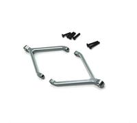 JYYTERD Biela RC para FMS para Xiaoqi para FCX24 Piezas para Coche RC 1/24 Mejora Y Reacondicionamiento De Metal Mediante CNC para El Enlace Fijo del Chasis(Gray)