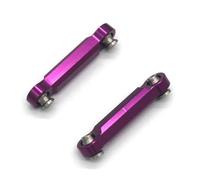 JYYTERD Biela RC para MJX 14301 14302 14303 4WD 1/14 Coche De Control Remoto Piezas Actualización Aluminio Accesorios Barra Dirección(Purple)