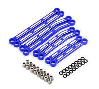 JYYTERD Biela RC para Traxxas para TRX4M para Bronco para Defender Piezas De Actualización del Modelo Automóvil RC Crawler 1/18 Kit Barra Enlace Acoplamiento Elevado(Blue)