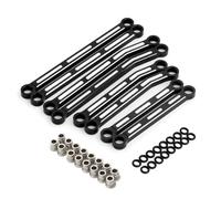 JYYTERD Biela RC para Traxxas para TRX4M para Bronco para Defender Piezas De Actualización del Modelo Automóvil RC Crawler 1/18 Kit Barra Enlace Acoplamiento Elevado(Black)