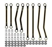 JYYTERD Biela RC para TRX4M K10 1/18 RC Micro Crawler Car Piezas De Brass Color Gran Altura Libre para El Conjunto Enlaces del Chasis Enlace Agrega Peso