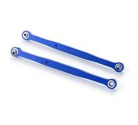 JYYTERD Biela RC para Xmaxx 1/5 RC Car Part 2 Piezas Juego De Barras Enlace Dirección Distancia Entre Ejes Aleación Aluminio(Dark Blue)