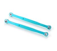 JYYTERD Biela RC para Xmaxx 1/5 RC Car Part 2 Piezas Juego De Barras Enlace Dirección Distancia Entre Ejes Aleación Aluminio(Blue)