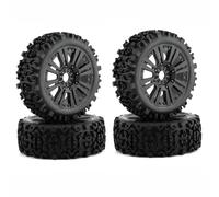 JYYTERD Compatible con AXIAL para SCX10 para Capra para TRAXXAS para TRX-4 para RGT D90 1/10 Piezas Todoterreno para Camión RC Crawler Neumáticos De 1.9" Y 98 Mm Neumático de Coche RC
