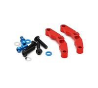 JYYTERD Compatible con Tamiya para TT02 Type-S TT02S 1/10 RC Car Upgrade Parts Accesorios Soporte De Brazo Superior De Metal 54651 Piezas RC(Red)