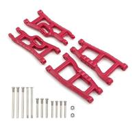JYYTERD Compatible con Traxxas para Slash para VXL para Nitro para Slash 1/10 RC Juego De Brazos De Suspensión Delantera Y Trasera De Piezas De Mejoras De Coches Accesorios Piezas RC(Red)