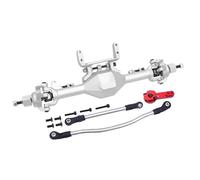 JYYTERD Eje Completo RC para Axial 90046 1/10 RC Crawler Car Upgrade Parts CNC Aluminio Delantero Trasero Recto Juego Completo De Ejes(Front)