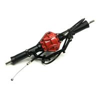 JYYTERD Eje Completo RC para Axial para SCX10 1/10 RC Crawler Car Upgrade Parts Accesorios De Repuesto Ejes Delantero Y Trasero Aleación Aluminio(Rear)