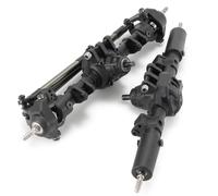 JYYTERD Eje Completo RC para Axial para SCX10 II 90027 90028 90046 90047 1/10 RC Car Piezas De Actualización Eje Completo Delantero Y Trasero