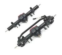 JYYTERD Eje Completo RC para MN128 MN86 RC Car Upgrade Parts Modificación Accesorios De Repuesto Juego Ejes Portal Delantero Y Trasero Metal(Black,1Set)
