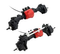 JYYTERD Eje Completo RC para TRX-4 1/10 RC Control Remoto Crawler Piezas De Repuesto Accesorios Ejes Delantero Y Trasero Metal(Set)