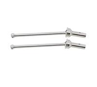 JYYTERD Eje de transmisión RC para Arrma 1/8 para Typhon 6S 1/7 para Infraction para Limitless para BLX RC Car Parts 4 Piezas De Eje Transmisión Delantero Y Trasero Metal(Silver,2 pcs Fron)