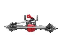 JYYTERD Eje Delantero Trasero RC Compatible con Axial AR44 90047 90046 AX90060 SCX10 II Juego De Eje Delantero Y Trasero De Aleación De Aluminio CNC Actualización De Oruga RC 1/10(Gray,Front Axle)