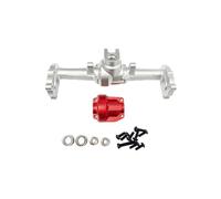 JYYTERD Eje Delantero Trasero RC para HOBBYPLUS CR18P para Rock para Van para Hobbico para Dromida 1/18 RC Piezas De Actualización Carcasa del Eje Trasero Delantero(Silver,Rear)