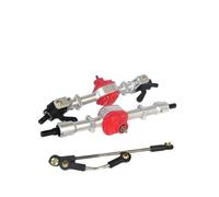 JYYTERD Eje Delantero Trasero RC para MN D90 D91 D96 99S FJ45 Accesorios De Mejora para Coche RC 1/12, Juego Eje Puente Delantero Y Trasero con Engranaje Metálico
