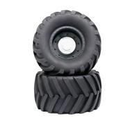 JYYTERD Neumáticos Coche RC para Losi para LMT para Arrma para Kraton para Traxxas para Maxx 1/8 para Piezas De para Monster Truck para Neumáticos para Buggy Rueda 173 Mm Hex. 17(Black)