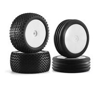 JYYTERD Neumáticos Coche RC para Srx2 para Srx4 para Bandit para Tekno para Eb410 para Yokomo 1/10 Coche Trepador De Control Remoto para Neumáticos Modelo Neumático Vehículo Todoterreno
