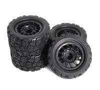 JYYTERD Neumáticos Coche RC para TRAXXAS para MAXX para ARRMA para Granite para Kraton para Outcast 1/10 para Monster Stunt Truck Neumático De 110 Mm Hex 12 Y 14