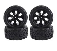 JYYTERD Neumáticos Coche RC para Traxxas para Rustler 2WD 4X4 para VXL para Redcat 1/10 RC Car Pieza De Actualización Ruedas Y Neumáticos Camión Hex 12 Mm
